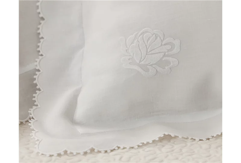 Encomenda Jogo de Cama em Linho-LL085-6 Peas